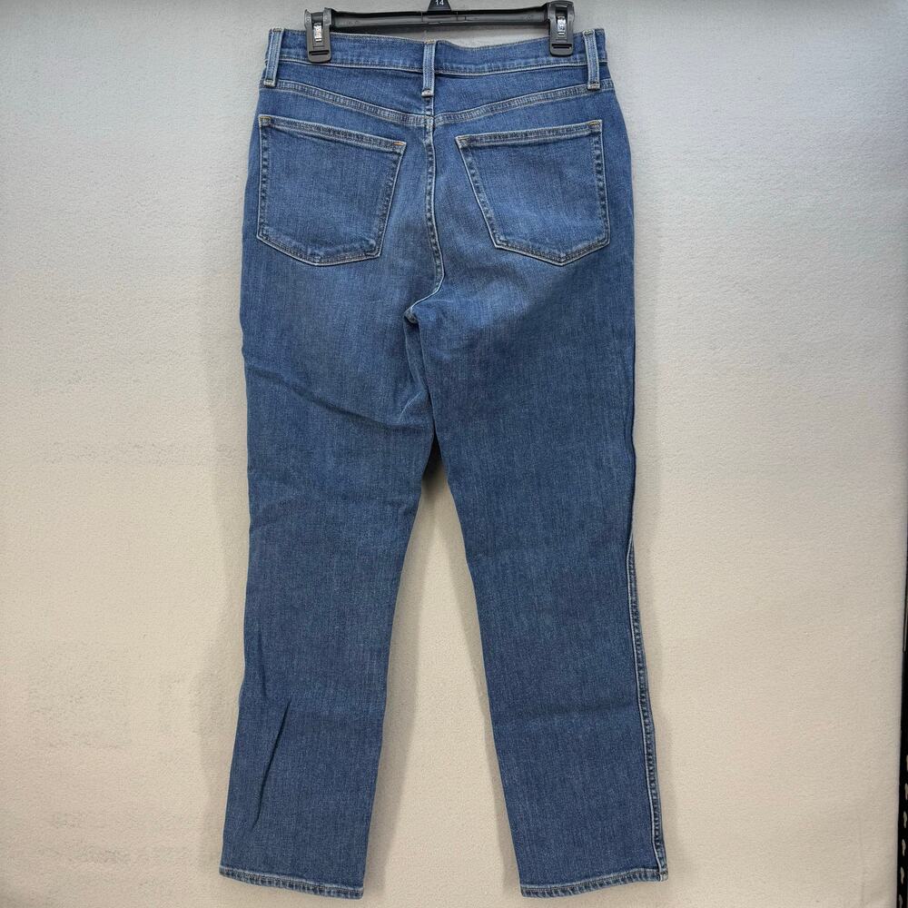 J. Crew Jeans Women's 28 (6) Blue High-Rise Classic Vintage Preppy Normcore - Picture 2 of 11